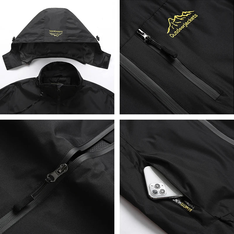 Rolf | Wasserdichte Outdoor-Jacke mit Kapuze