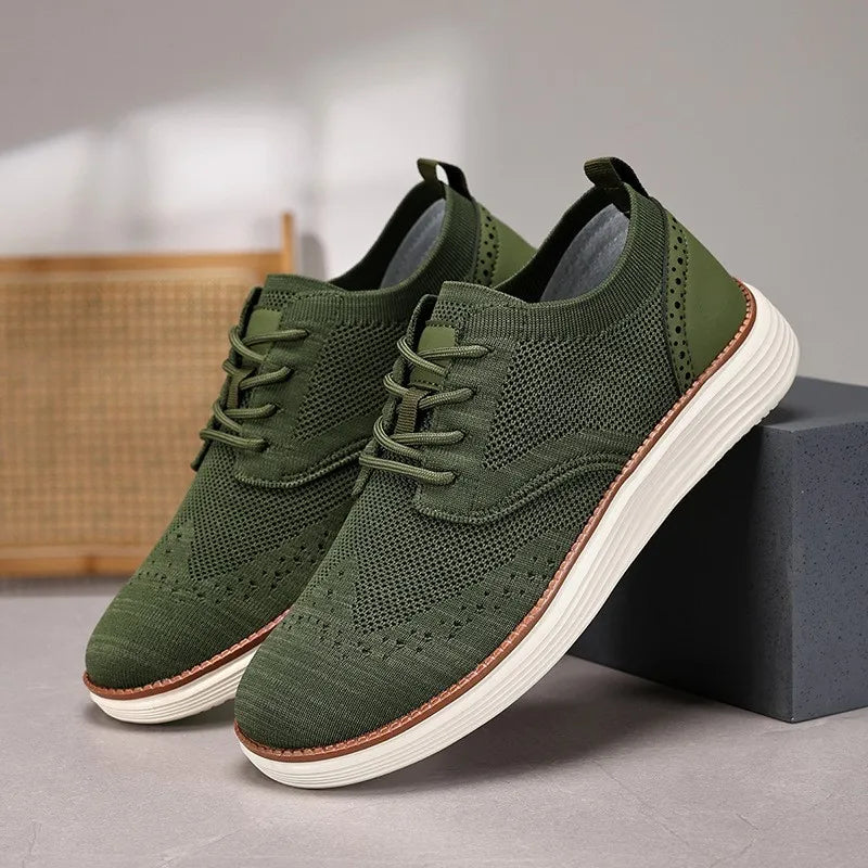 Harvey | Atmungsaktiver Strick-Oxford-Sneaker