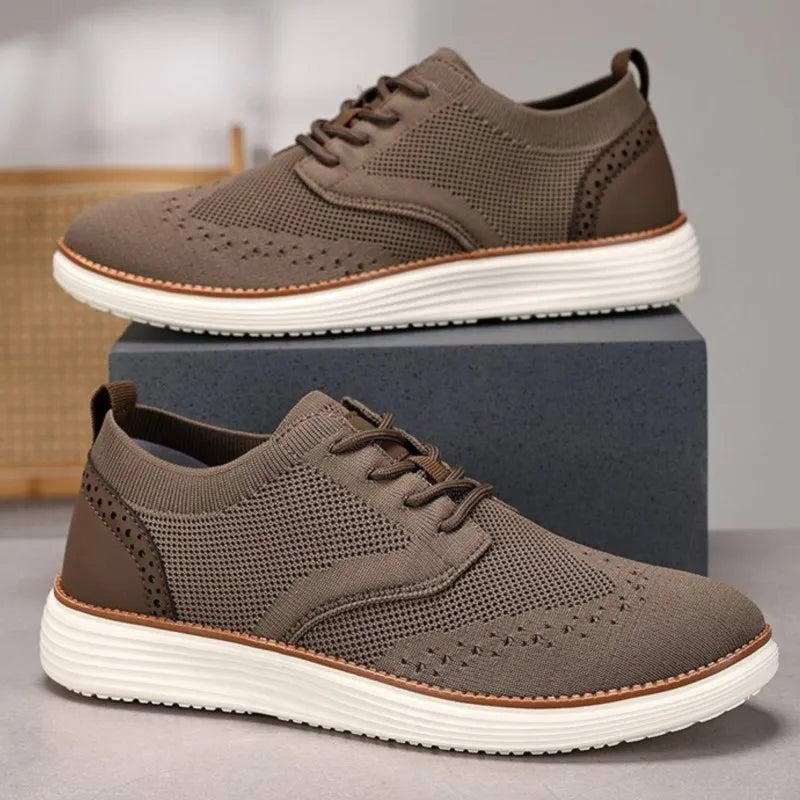 Harvey | Atmungsaktiver Strick-Oxford-Sneaker