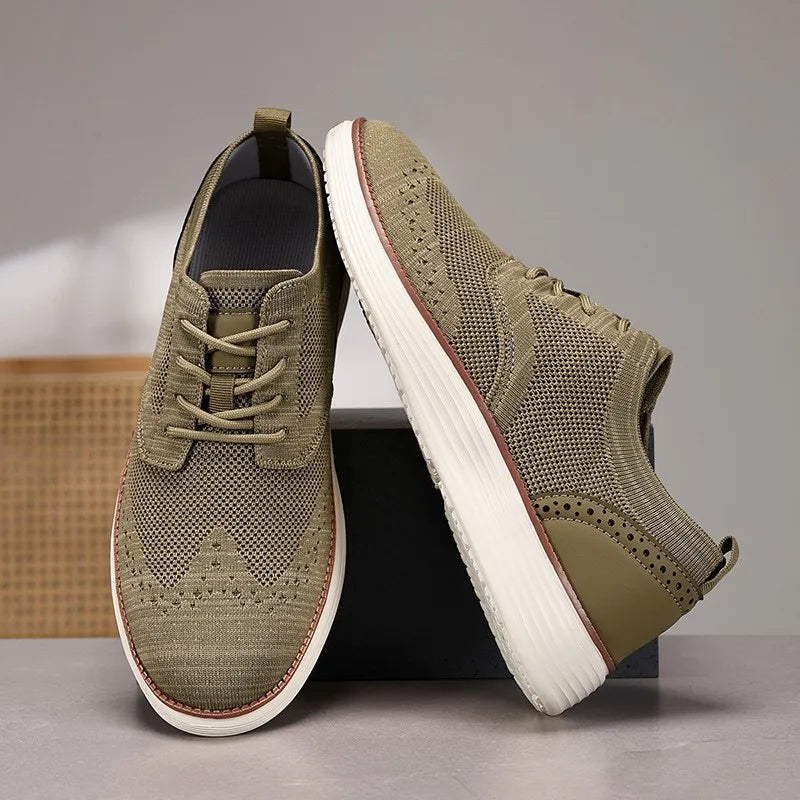 Harvey | Atmungsaktiver Strick-Oxford-Sneaker