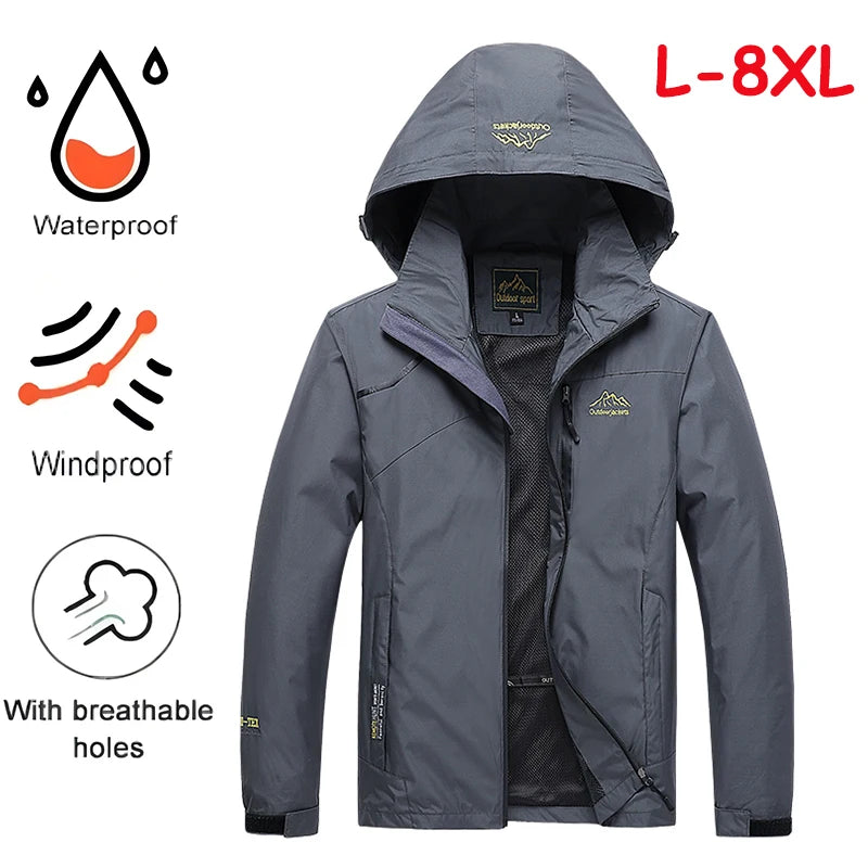 Rolf | Wasserdichte Outdoor-Jacke mit Kapuze