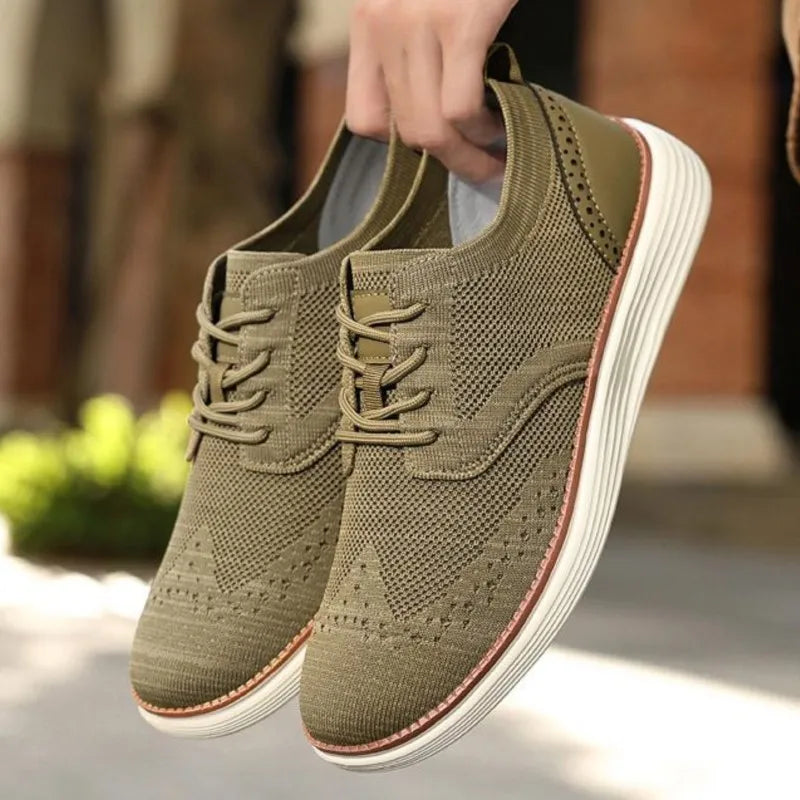 Harvey | Atmungsaktiver Strick-Oxford-Sneaker