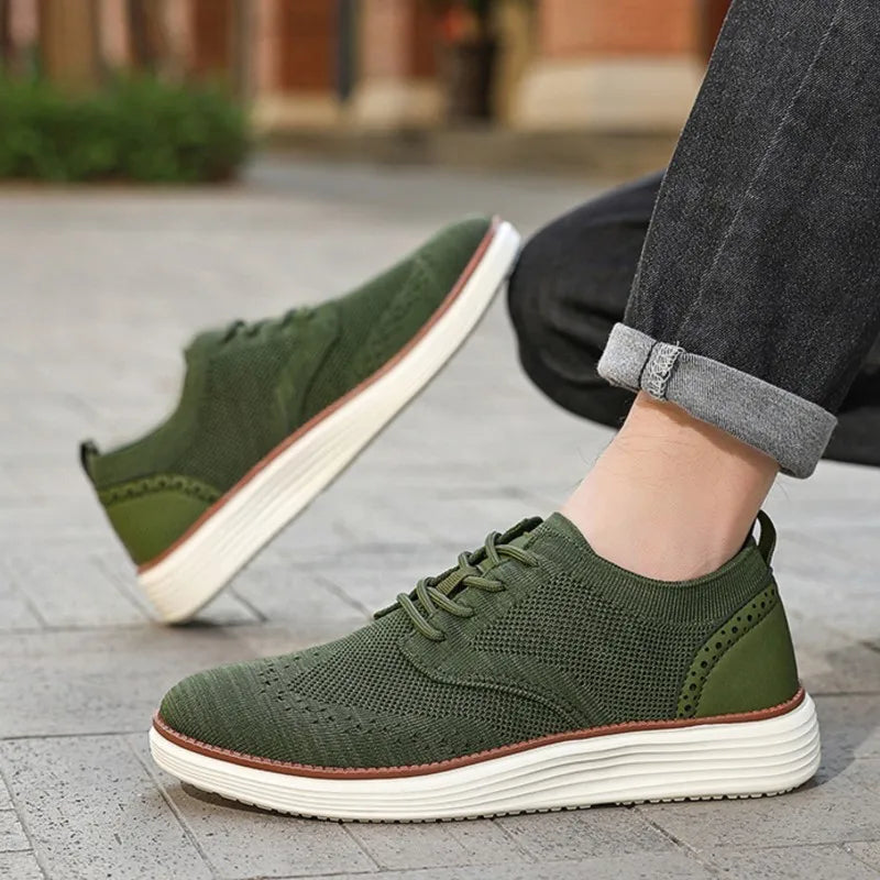 Harvey | Atmungsaktiver Strick-Oxford-Sneaker