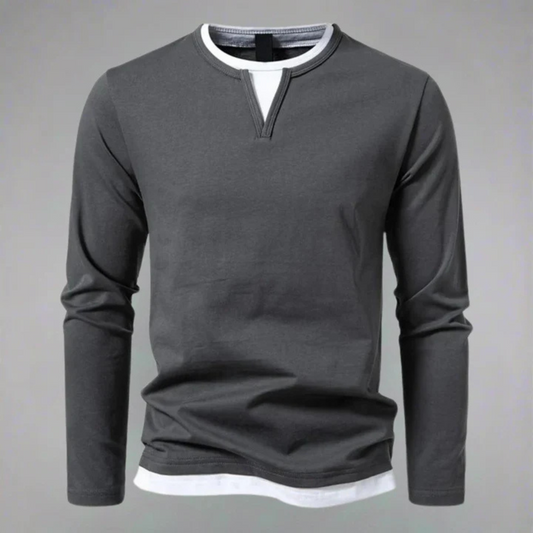 Bryan | Langarmhemd mit V -Neck