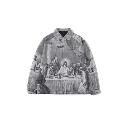 Anton | Jacke mit „Letztes Abendmahl“-Print