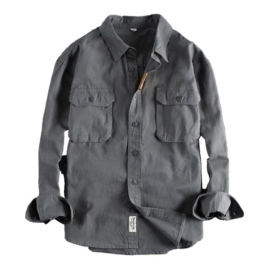 Trevor | Lässiges Utility-Hemd
