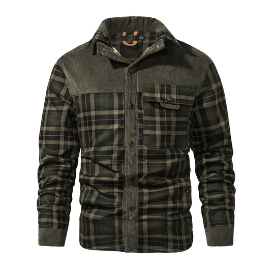 Warren | Kariertes Jacke mit Fleecefutter
