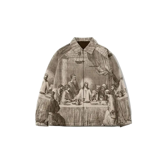 Anton | Jacke mit „Letztes Abendmahl“-Print